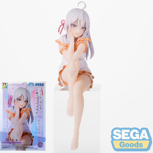Sega Alya Sometimes Hides Her Feelings in Russian Alya Pajamas Premium Perching Figure